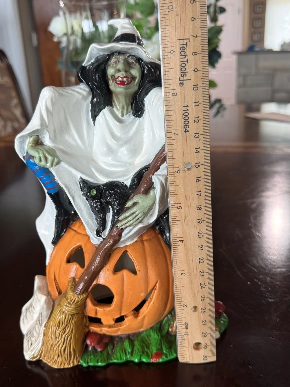 Vintage Byron Molds 1970 Ceramic Seated Witch